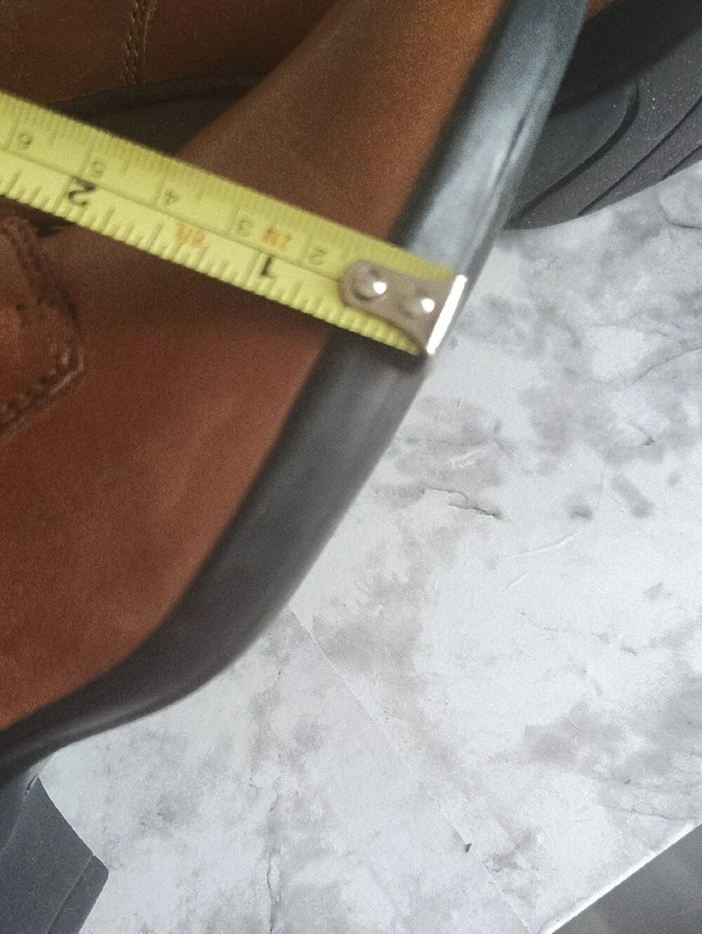 Clarks Tan Lace-Up Ankle Booties